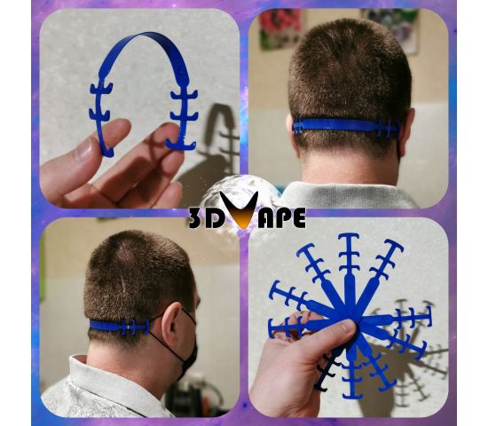 Заколка для маски 3dvape