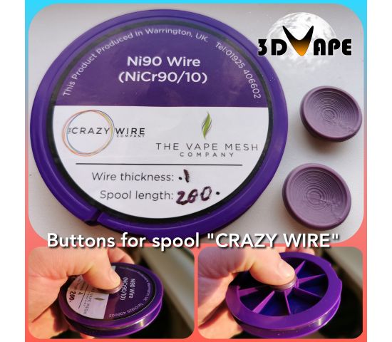 THE VAPE MESH  Buttons for spool