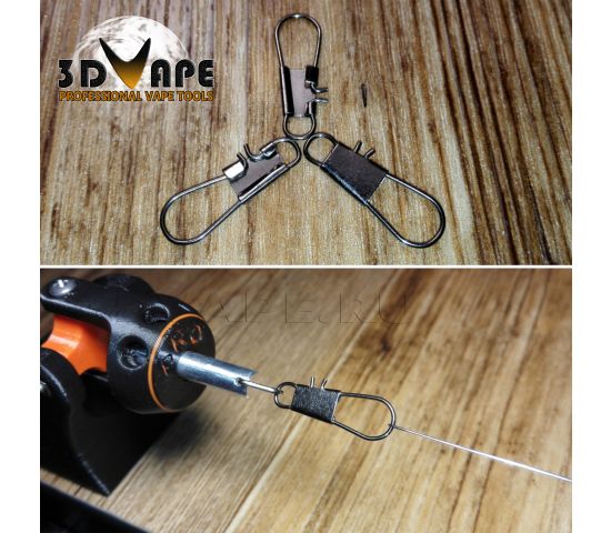 Карабин разъемный 25 мм - 3 шт