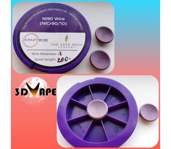 Кнопки для катушек "CRAZY WIRE / THE VAPE MESH"  - 2шт